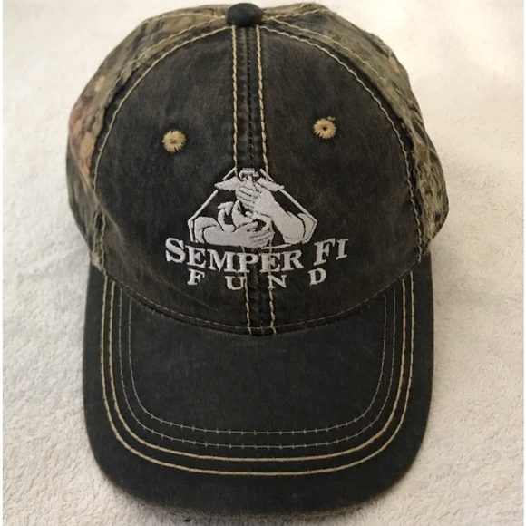 Port Authority Semper Fi Fund Adjustable Camo Cap - Picture 1 of 13